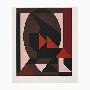 Victor Vasarely, I cinquant'anni 2, 1989, Serigrafia
