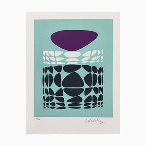 Victor Vasarely, Beltica, 1989, Serigrafia