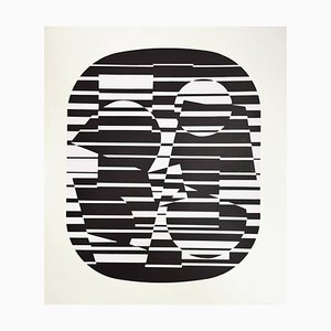 Victor Vasarely, Zeta, 1969, Silkscreen