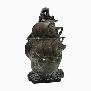 Dark Patinated Bronze Door Knocker, 1920s