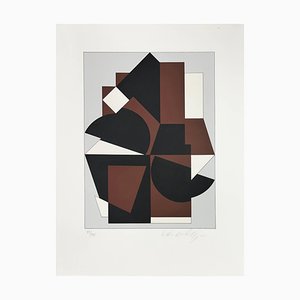 Victor Vasarely, Abstract Composition, 1973, Silk-Screen