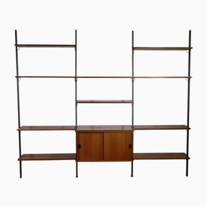 Mid-Century Teak Shelving System from Olof Pira, Sweden, 1960s