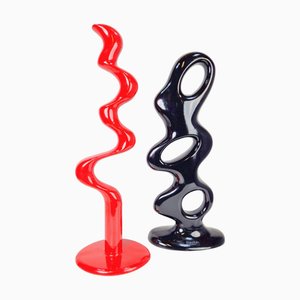 Esculturas Döman abstractas vintage de Tony Almén & Peter Gest para Ikea, años 90. Juego de 2