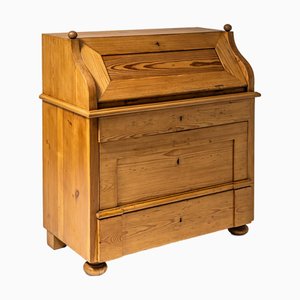 Secrétaire Antique en Epicéa, Allemagne, 1840s