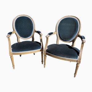 Französische Sessel, 1900er, 2er Set