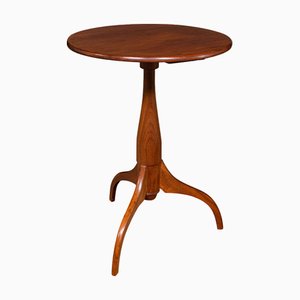Mid-Century English Cotswold School Walnut Side Table, 1960s