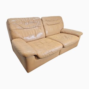 Vintage Leather DS 66 2-Seater Sofa by Carl Larsson for de Sede, 1970s