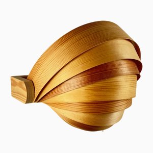 Translandia Wall Lamp in Pine, 1960s