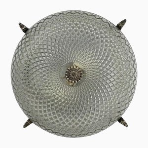 Antique Glass Ceiling Light, 1970