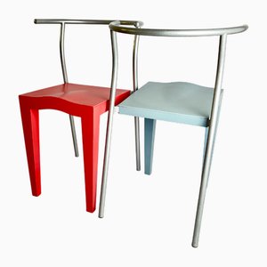 Vintage Dr. Globo Stühle von Philippe Starck für Kartell, 1990er, 2er Set