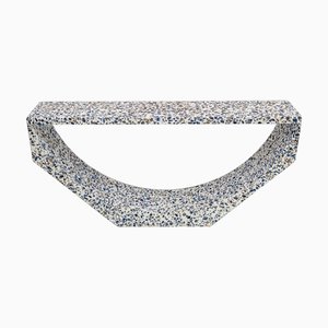 Italian White Terrazzo and Marble Arcata Console Table from Domus Studio, 2020s