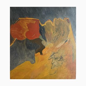 Claudio Granaroli, Komposition, 1965, Öl auf Leinwand