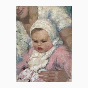 Vittorio Gussoni, Gioietta, óleo sobre tabla, años 40-50