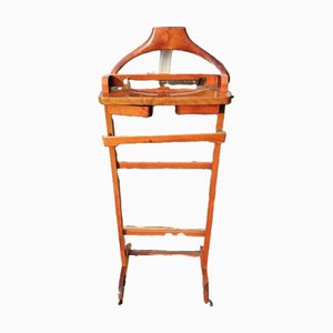 Moderner italienischer Mid-Century Holz Diener von Fratelli Reguitti, 1950er