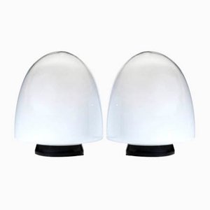 Italian EBE 34 Murano Glass Table Lamps by Giusto Toso for Leucos, 1970s, Set of 2