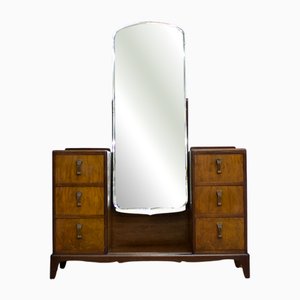 Commode Art Déco en Noyer de Beithcraft, Angleterre, 1950s