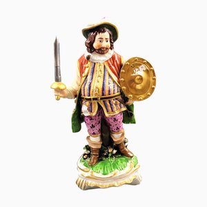 Figure of James Quin as Sir John Falstaff from Derby Porcelain, England, 1770s