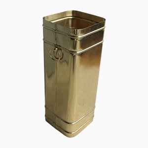 Brass Umbrella Stand, Italy, 1970s