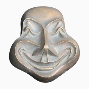 Bronze Mask Sculpture from Bronzarte, 1960s