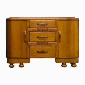 Art Deco Sideboard in Oak, 1930s
