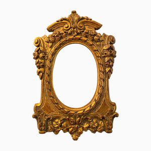 Marco de madera dorada con pan de oro, Francia, años 20