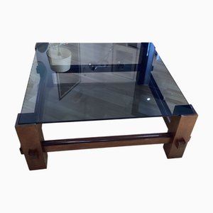 Model 2461 Coffee Table in Wood from Fontana Arte, 1960s