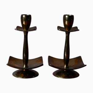 Vintage Danish Candlesticks from Dantorp Designs, 1960s, Set of 2