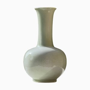 Neoclassical Chinese Celadon Ceramic Vase, China, 1950s