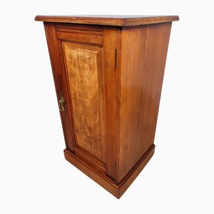 Vintage Nachttisch aus Nussholz, 1950