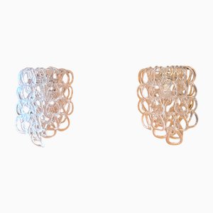 Giogali Wall Lamps by Angleo Mangiarotti for Vistosi, Italy, 1960s, Set of 2