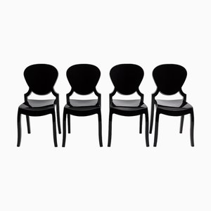 Vintage Queen Chairs by Claudio Dondoli & Marco Pocci, 2000s, Set of 4