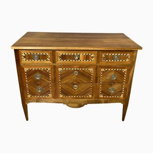 Commode Style Louis XVI en Bois Fruitier, 1880