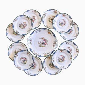 Servicio de cena vintage de porcelana de Altrohlau, años 30. Juego de 13