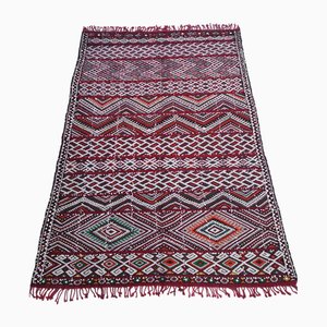 Tappeto Kilim berbero vintage in lana, marocchino, 1980