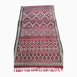 Tappeto Kilim berbero vintage in lana, marocchino, 1980