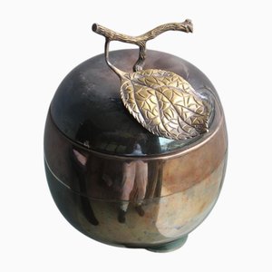 Apple-Shaped Metal Ice Box from Teghini, 1960s