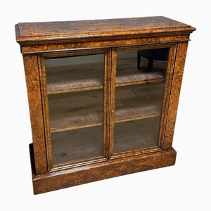 Libreria piccola antica in noce, fine XIX secolo