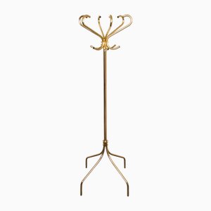 Swedish Brass Coat Hanger by Ragnvald Torkelson for Skånes Fagerhult, 1980s