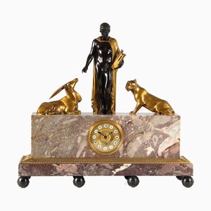 Art Deco Kaminuhr Orpheus, 1925