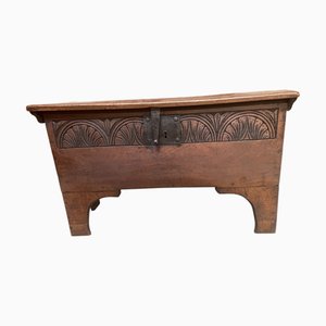 Cajonera inglesa de tablones de roble, 1670