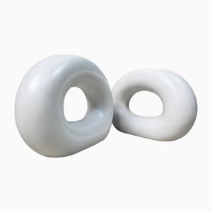 Vintage Japanese Ikebana Vases, 1970s, Set of 2