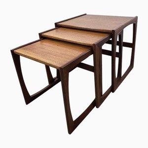 Nesting Tables in Teak from G-Plan, 1960s, Set of 3