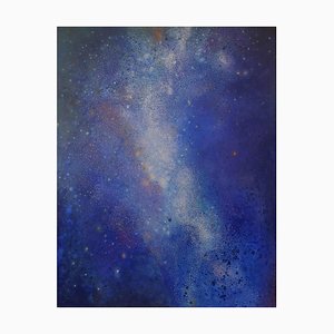 Barbara Hubert, Galaxy 1, 2025, Öl auf Leinwand