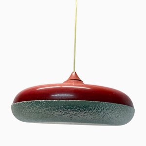 Red Siform UFO Pendant from Siemens, 1960s