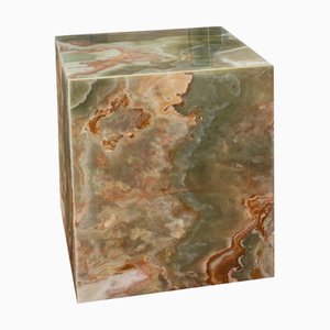 Tavolino Cube in onice verde scuro di Forzini
