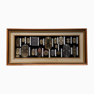 Wall Decoration with Edo Coin Replicas, 1970s