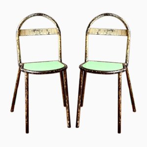 Vintage Industrial Bauhaus Chairs, Set of 2