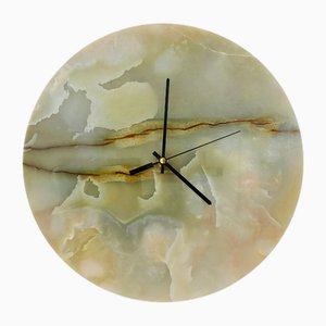 Reloj de pared de ónix verde de Forzini