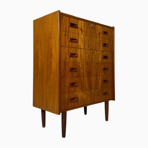 Vintage Danish Teak Chest of Drawers, 1960s