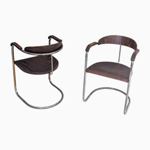 SS 33 Cantilever Armchairs by Hans & Wassili Luckhardt for Hynek Gottwald, 1930s, Set of 2